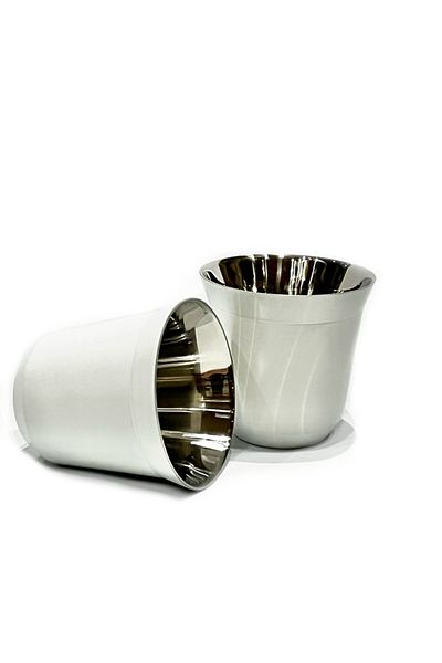 Generic Thermal Espresso Coffee Cup Capsule Design - 80ml - White