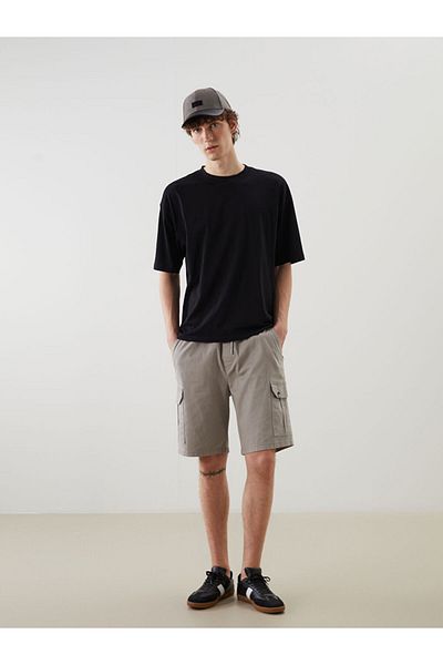 LC Waikiki New Season Standard Fit Gabardine Men's Cargo Sort - S55665Z8