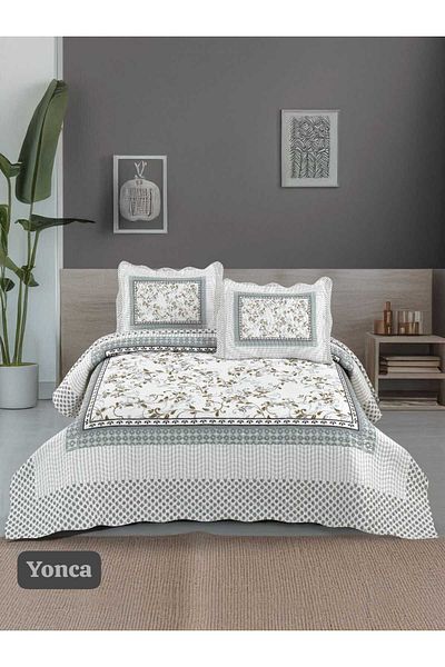 Örtüm Yonca Double Quilted Bedspread Set