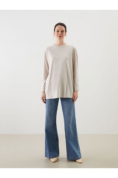 LC Waikiki New Season Crew Neck Women's Tunic - S5Jd26Z8