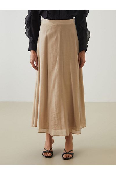 LC Waikiki New Season Elastic Waist Closed Skirt - S5Pv15Z8