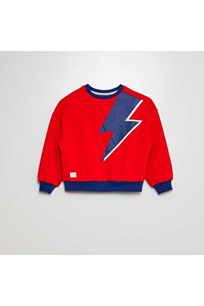 KIABI Christmas print sweatshirt RED