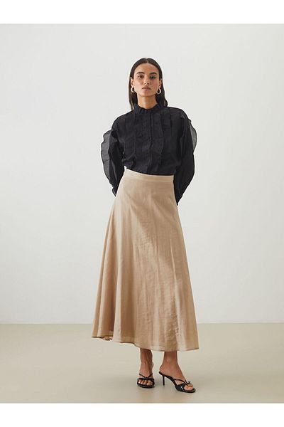 LC Waikiki New Season Elastic Waist Closed Skirt - S5Pv15Z8