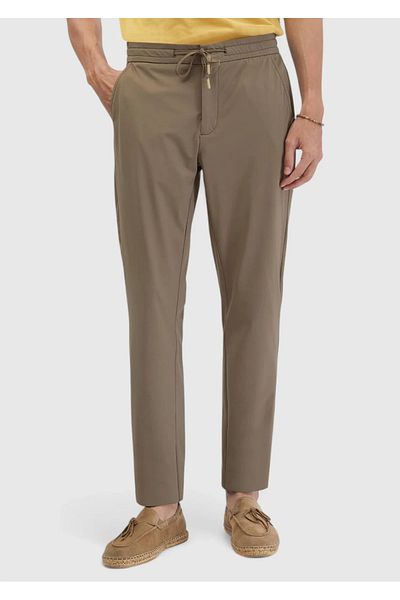 Ramsey Παντελόνι Casual με ίσια ύφανση Mink