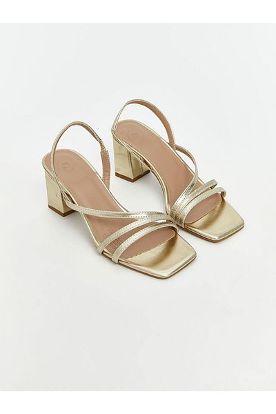 LC Waikiki Pantofi cu toc pentru femei LCW STEPS Sari Square Toe