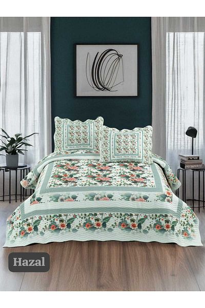 Örtüm Hazal Double Quilted Bedspread Set