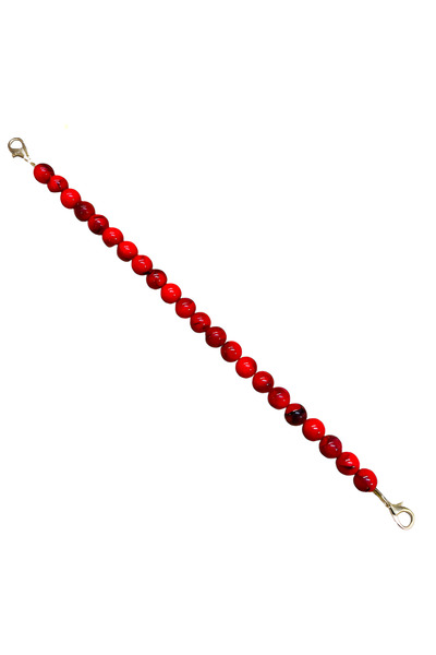 EleganTShoP Λαβή τσάντας με ακρυλικές χάντρες 45 εκ. FR10