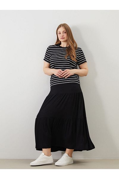 LC Waikiki New Season Elastic Waist A-Line Women's Skirt - S5Gi02Z8