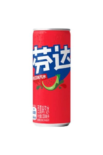 Fanta Carbonated Drink, Fanta Watermelon CHN, 330ml