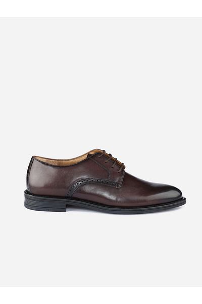 Heel Your Sole By Styli Solid Almond Toe Derby Shoes