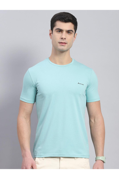 Monte Carlo By Styli تي شيرت بأكمام قصيرة ورقبة دائرية وطبعة شعار