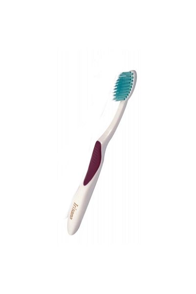 Irisana Toothbrush, Irisana, bristles with xylitol, for caries prevention, white/purple