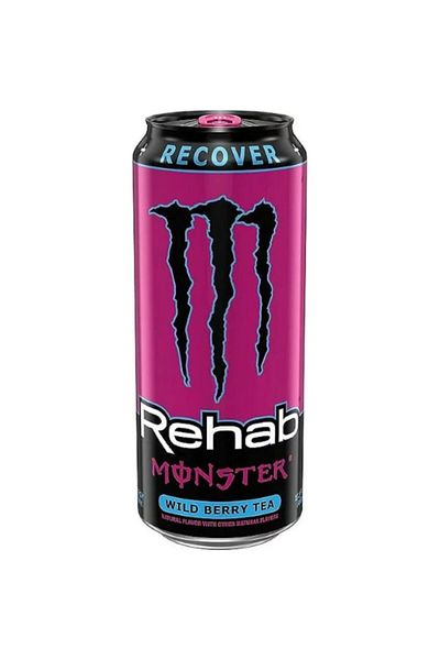 MONSTER , Rehab, Wild Berry Tea, CAN, 444ml