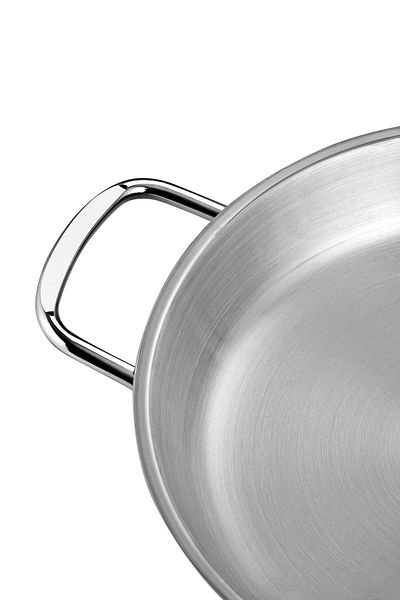 Nehir Silver steel italian omelette pan 20 cm without lid