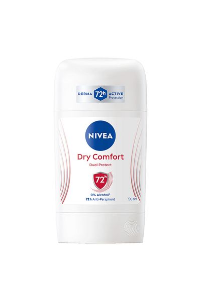 NIVEA NIVEA Dry Comfort Antiperspirant Deodorant Stick for Women Sweat Protection, 50ml