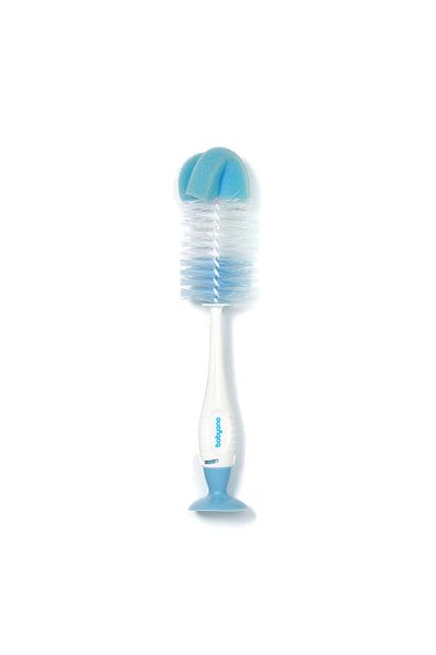 Babyono Perie biberon si tetina cu ventuza albastru 728/01