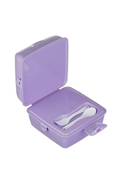 OEM Children's Casserole, Lilac, BPA Free, 2 Compartments, Spoon and Fork, 1.3L