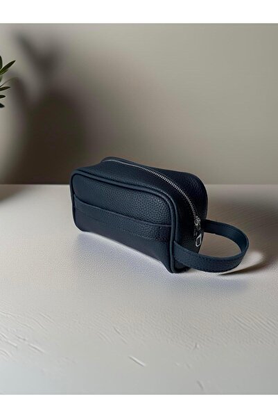 Valiberta Чоловіча сумка з двома ручками, що імітує шкіру - синя