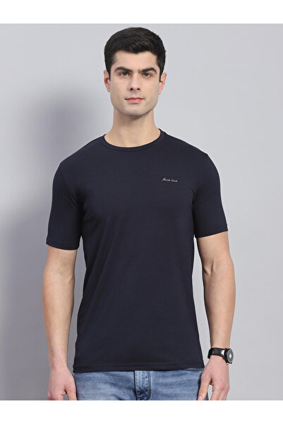 Monte Carlo By Styli تي شيرت بأكمام قصيرة ورقبة دائرية وطبعة شعار