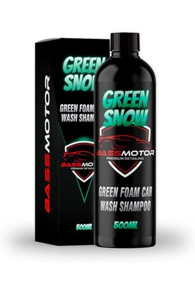 Bass Motor Șampon auto Green Snow super concentrat, 500 ml