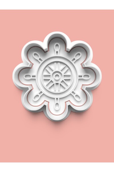 AKTASTORE قالب كوكيز على شكل قرصان وقالب عجينة السكر