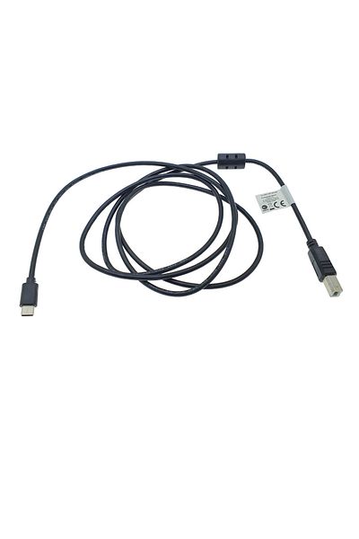 Lanberg USB Type C USB 2.0 Printer Cable, 1.8 m, Lanberg 42979, USB B to USB-C, with ferrite core, black