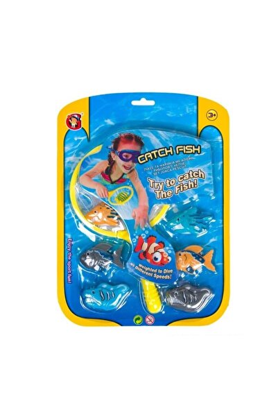 OEM Water Fishing Game with Net and 6 Fish for Bath or Pool
