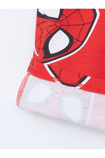 LC Waikiki New Season Spider-Man Printed Lace-Up Boy's Shorts - S5Dg39Z1