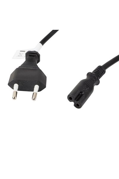 Lanberg TV / radio/cassette player power cord, length 3m, VDE, Lanberg 42914, Euro, CEE 7/16 to IEC 320 C7
