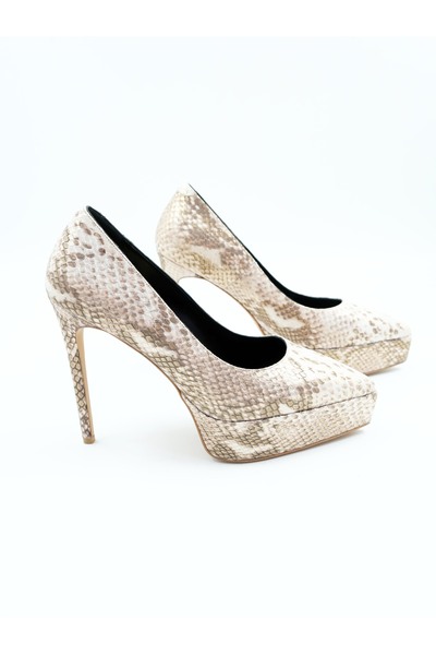 Tenau Women's Genuine Leather Heeled Shoes