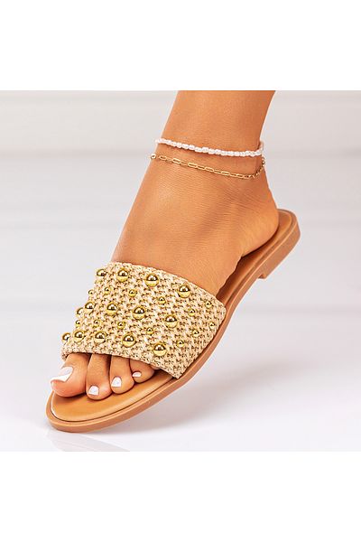 Lush Fashion Women's Slippers Made of Eco-friendly Leather