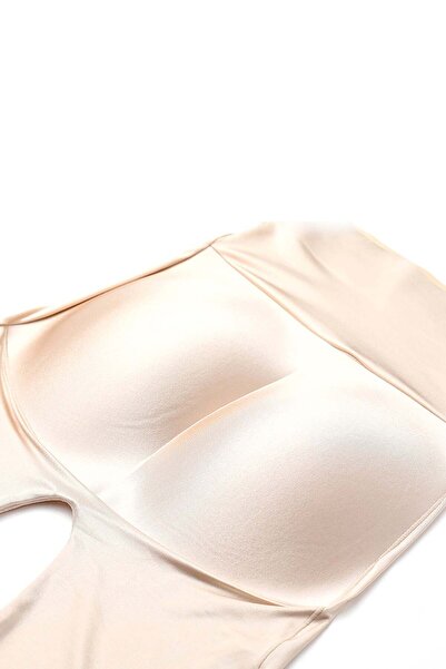 Linovit Push-up shaping tights, Buttlifter - Beige - Beige, XS/S