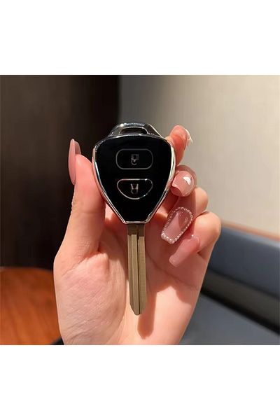 emii auto spare parts Toyota Auris Old Case Key Case Cover Black/Silver