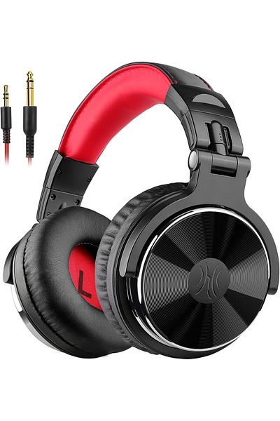 Oneodio Pro10 Wired Over Ear Headphones Hi-Res Studio Monitor & Mixing DJ Stereo Headsets with 50mm