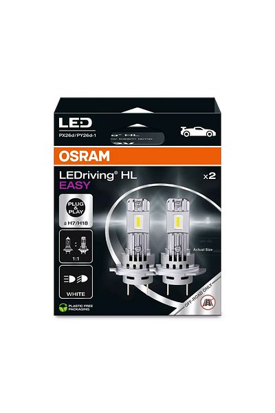 AUTOREY OSRAM LEDriving HL Easy 64210DWESY-2HB H7 LED Bulb Set – 6000K Brightness