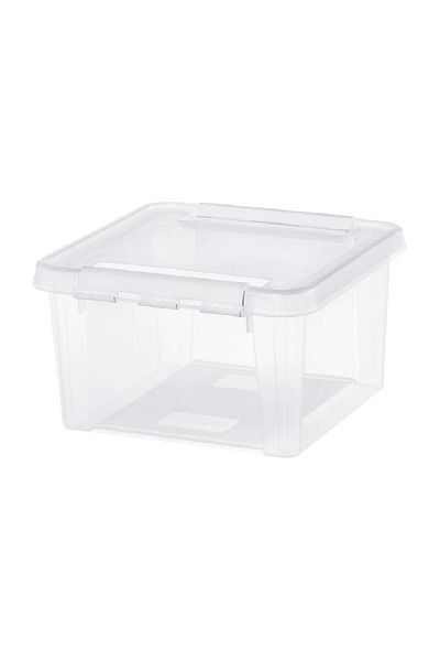 Orthex Storage box, with lid, SmartStore Home12, transparent, BPA-free plastic, 8L, 28x28x17 cm
