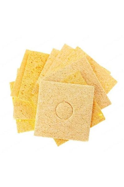 OEM Set of 10 sponges for cleaning the tip of the letcon, 60x60 mm