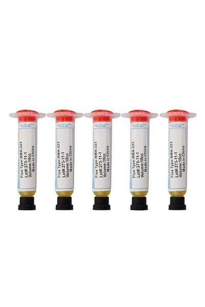 OEM Set 5 pieces flux, concentrated decapant paste RMA-223