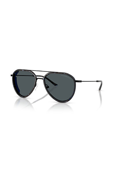 Emporio Armani نظارة شمسية رجالية بايلوت - EA 2163 - مقاس العدسة: 56 مم - أسو...