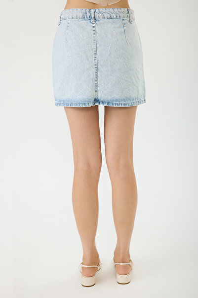 SEVİLEN Джинсова спідниця з металевими деталями