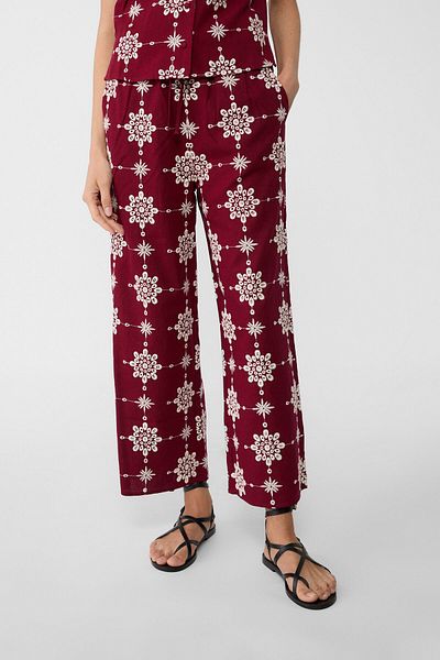 Stradivarius Embroidered culottes