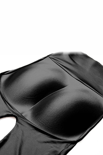 Linovit Push-up shaping tights, Buttlifter - Black - L/XL, Black