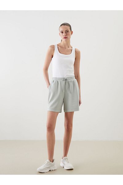 LC Waikiki New Season Women's Shorts with Elastic Waist - S5Gh04Z8