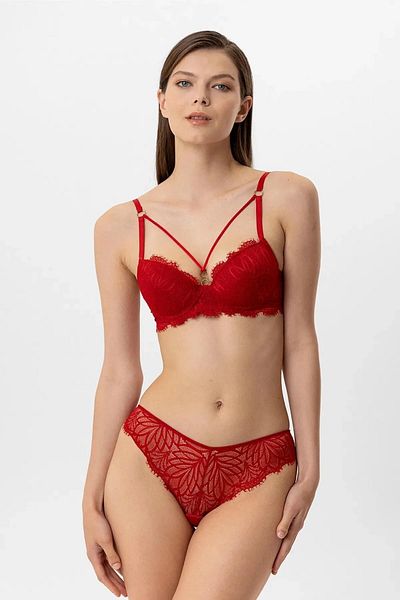 Pierre Cardin Lingerie 4886 Women's Soft Push up Lace Bra Suit