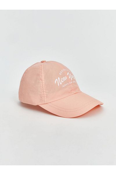 LC Waikiki Pink Text Embroidered Women's Cap Hat