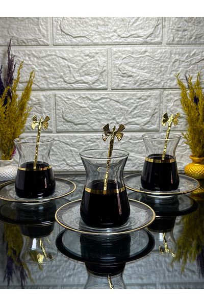Ladwe 6 Persons 18 Pieces Luxury Tea Set Cup