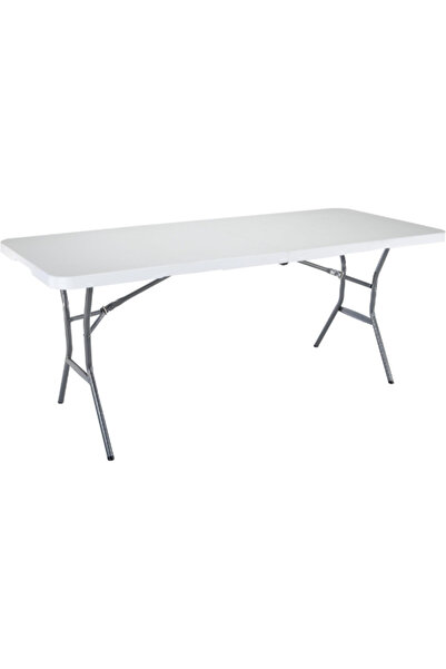 LifeTime Light Commercial Fold-in-Half Folding Table 6 ft