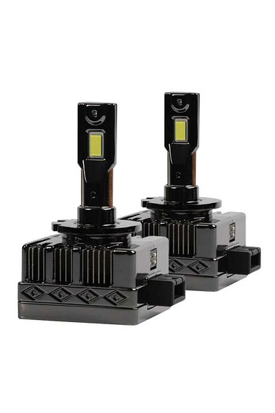 AUTOREY Set of 2 LED Bulbs D3S/R PRO 75W/bulb for Car Headlights Xenon HID to LED Conversion 12-24V Canbus