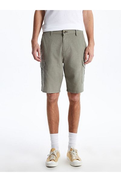 LC Waikiki Νέα σεζόν Standard Fit Λινό Ανδρικό Σορτς Βερμούδας - S5FV20Z8