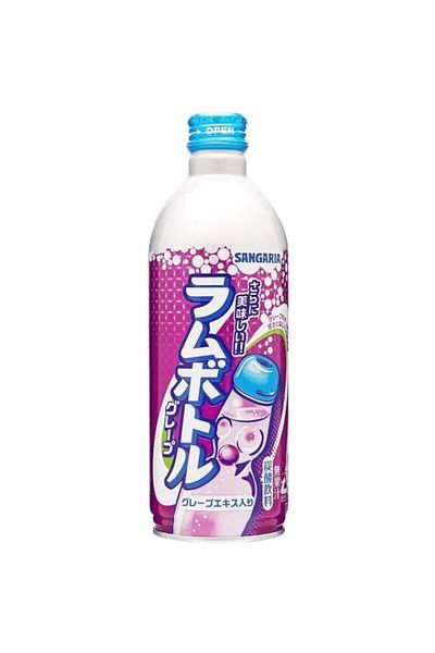 Ramunes Sangaria Ramu Ramune Soda Grape 500ml